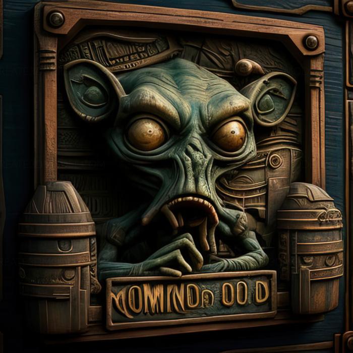 نموذج ثلاثي الأبعاد لآلة CNC ألعاب لعبة st Oddworld Munchs Oddysee